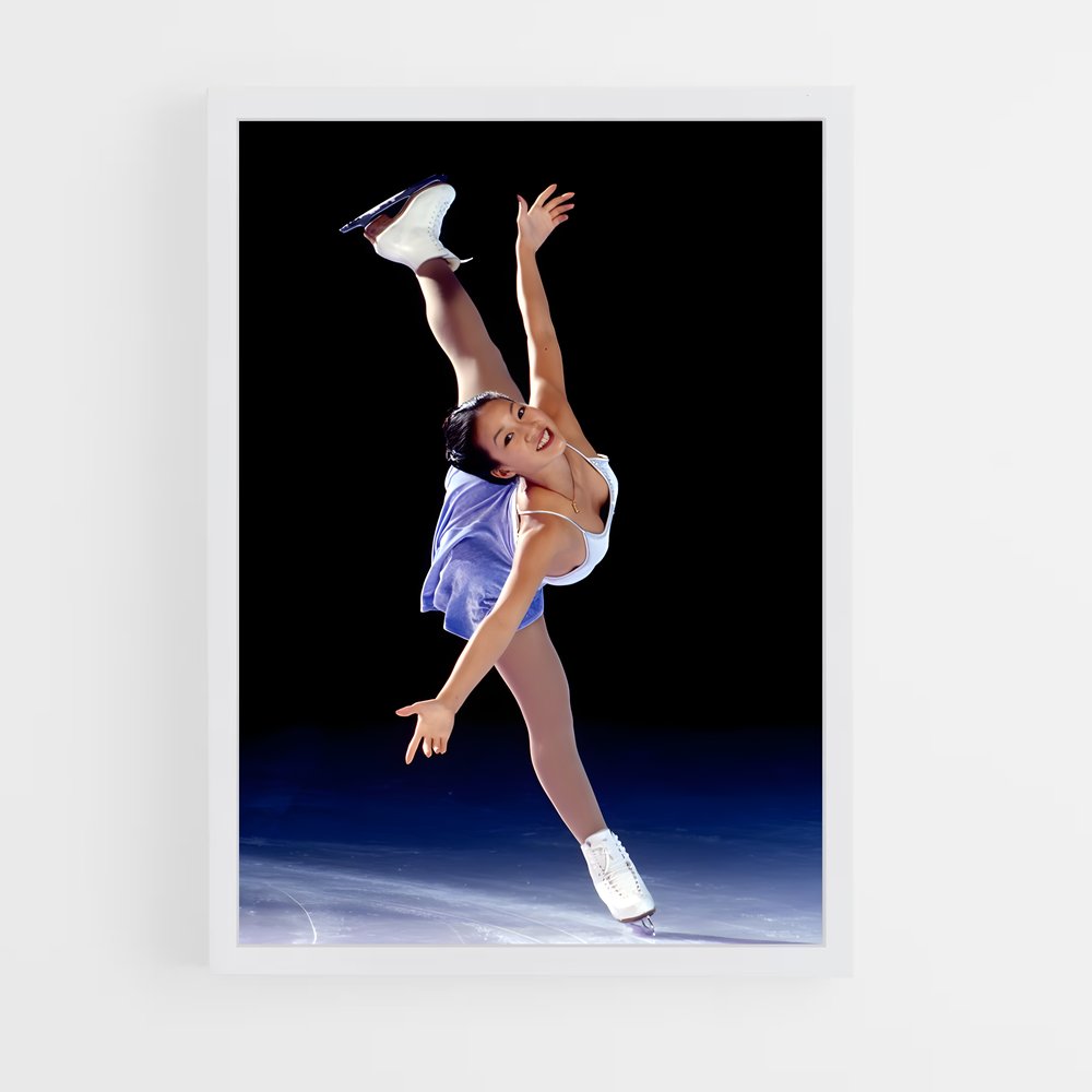 Poster Michelle kwan – affiche Patinage artistique (vue 3)